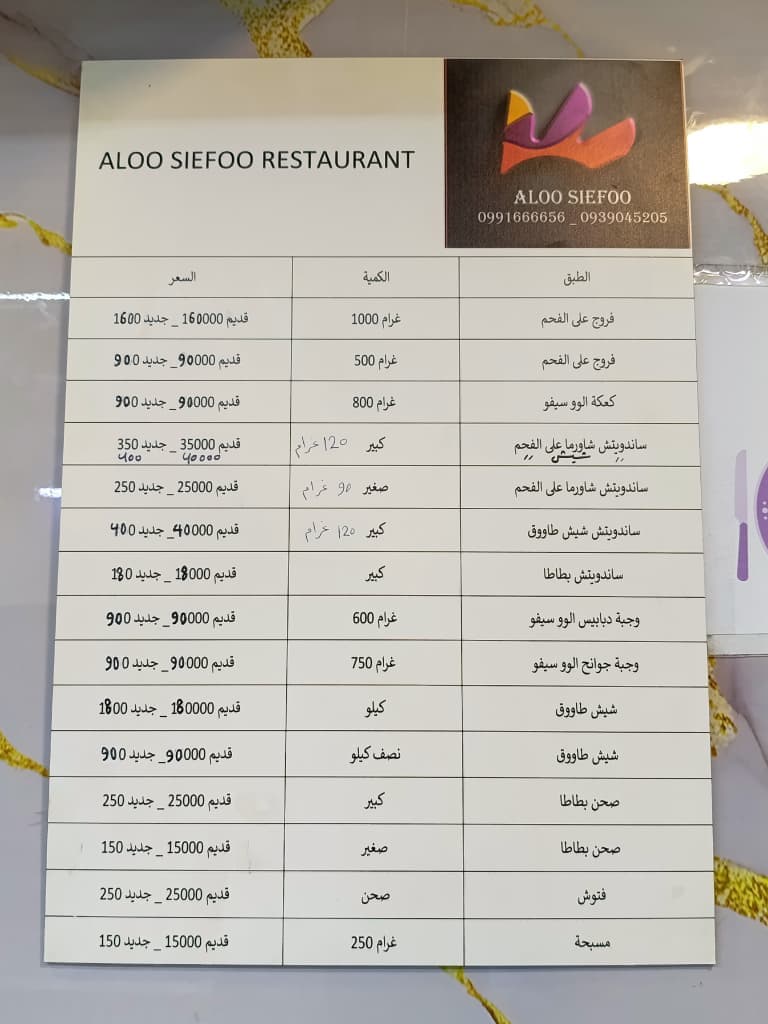 صورة منشأة ALO SEIFOO - قسم مطاعم عائلية في Sabaa Bahrat 2